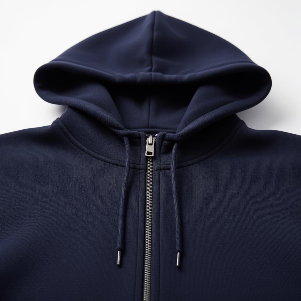 Premium Zip-Up Hoodie - Zipper Detail