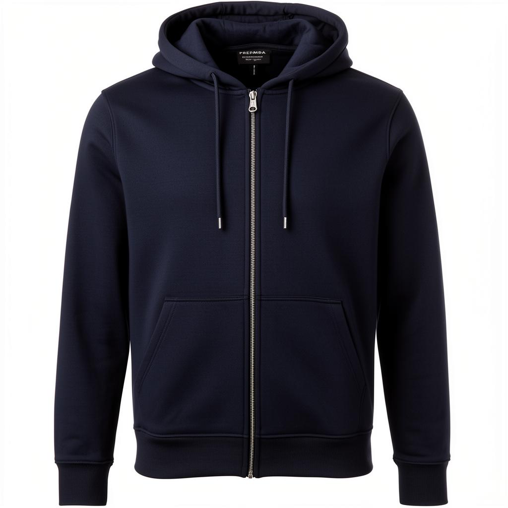 Premium Zip-Up Hoodie - Front View